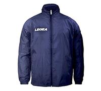 LEGEA Giacca antipioggia Italia Special da sport running water-resistant con cappuccio regolabile, zip impermeabile e tasche uomo