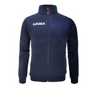 LEGEA Giacca Cuba oversize con cappuccio e zip trapuntata sportiva da sport