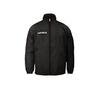Legea K201B, Rain Jacket Italia, Unisex-Adulto, Nero, L