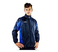 Legea K203 Storm Giacca Impermeabile Calcio, Blu, L