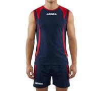 LEGEA Kit Sicilia con t-shirt e pantaloncini in cotone elastico 92% Cotone 8% Elastan ideale per running outdoor traspirante ergonomico anti-sfregamento