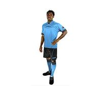 Legea KITR014 Brasilia Completo Calcio Kit, Celeste/Grigio, S