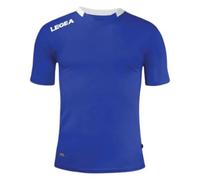 LEGEA Maglia Monaco, T-Shirt Unisex, Azzurro/Bianco, L