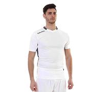 LEGEA Maglia Monaco, T-Shirt Unisex, Bianco/Grigio, XL