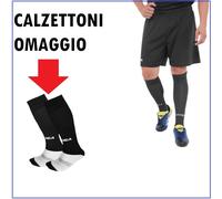 Legea pantalone pantaloncino uomo calcio calcetto nero da corsa S M L XL 2XL XXL