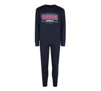 legea Pigiama girocollo da uomo in cotone interlock