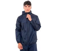 LEGEA Rain Jacket Atacama, Blu, 2XS Unisex-Adulto