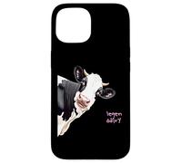 Legen Dairy Gioco di parole in stile cartone animato mucca leggendaria Custodia per iPhone 15