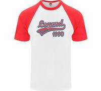 Legend Dal 35° Compleanno 1990 Maglietta Da Baseball A Maniche Corte Uomo