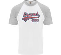 Legend Dal 35° Compleanno 1990 Maglietta Da Baseball A Maniche Corte Uomo