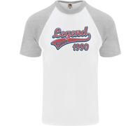 Legend Dal 35° Compleanno 1990 Maglietta Da Baseball A Maniche Corte Uomo