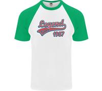 Legend Dal 39° Compleanno 1987 Maglietta S/S Da Baseball Per Uomo