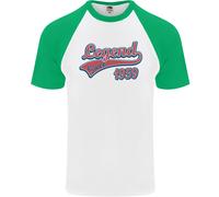 Legend Dal 66° Compleanno 1959 Maglietta Da Baseball A Maniche Corte Uomo