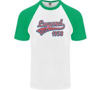 Legend Dal 67° Compleanno 1958 Maglietta Da Baseball A Maniche Corte Uomo