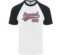 Legend Dal 67° Compleanno 1958 Maglietta Da Baseball A Maniche Corte Uomo