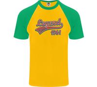 Legend Dalla 65° Festa Di Compleanno 1961 T-Shirt Da Baseball S/S Uomo