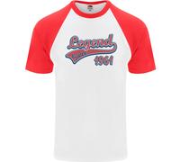 Legend Dalla 65° Festa Di Compleanno 1961 T-Shirt Da Baseball S/S Uomo