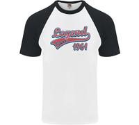 Legend Dalla 65° Festa Di Compleanno 1961 T-Shirt Da Baseball S/S Uomo