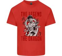 Legend Del Drago Maglietta MMA Arti Marziali Per Bambini Ragazzi E Ragazze