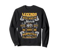 Legend February 1971 Vintage 55th Birthday Tees Made in 1971 Felpa