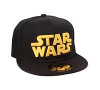 Legend Icon Officielle Star Wars - Logo Testo Snapback Baseball Cuff - Casquette Unisex | Cappello Regolabile con Visiera | Streetwear, Taglia Unica, Noir