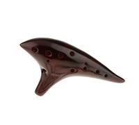 Legend Ocarina of Time a 12 fori in Do contralto in ceramica, flauto ardente