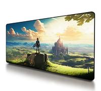 Legend of Zelda - Tappetino per mouse da gioco XXL, extra large, per tastiera e mouse, per casa, ufficio e studio, 80 x 39,9 cm