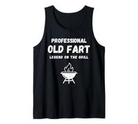 Legend On The Grill Nonno papà Compleanno Pensione Scherzo Canotta