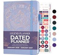Legend Planner Gennaio 2024 - Gennaio 2025 Agenda settimanale e mensile datata per raggiungere i tuoi obiettivi, aumentare la produttività e vivere più felici. Taccuino organizer e diario della
