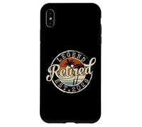 Legend Retired 2026 Retro Vintage Retirement Gifts for Men Custodia per iPhone XS Max