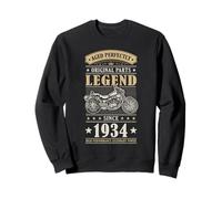 Legend Since 1934 Birthday Vintage Bike Bikers Born in 1934 Felpa