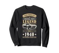 Legend Since 1940 Birthday Classic Car Men Born in 1940 Felpa