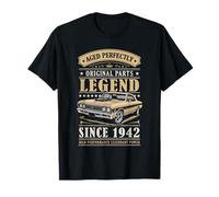Legend Since 1942 Birthday Classic Car for Men Born in 1942 Maglietta