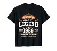 Legend Since 1959 Birthday Limited Edition Men Born in 1959 Maglietta
