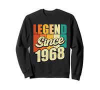 Legend Since 1968 Anno di Nascita Compleanno Bday Party Felpa