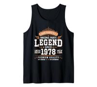 Legend Since 1978 Birthday Limited Edition Men Born in 1978 Canotta