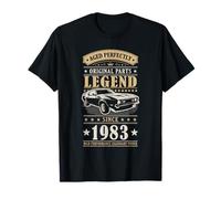 Legend Since 1983 Birthday Classic Car Men Born in 1983 Maglietta