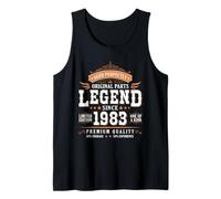 Legend Since 1983 Birthday Limited Edition Men Born in 1983 Canotta