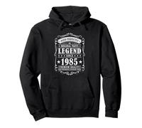 Legend Since 1985 Birthday Aged Perfectly Men Born in 1985 Felpa con Cappuccio