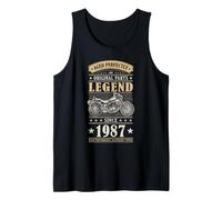 Legend Since 1987 Birthday Vintage Bike Bikers Born in 1987 Canotta