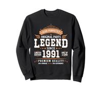 Legend Since 1991 Birthday Limited Edition Men Born in 1991 Felpa