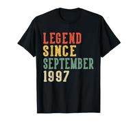 Legend Since 29 Settembre Compleanno 1997 Donne 29 Anni Maglietta
