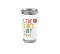 Legend Since 60 Luglio Compleanno 1966 Uomini Donne 60 Anni Bicchiere termico in acciaio inox doppia parete
