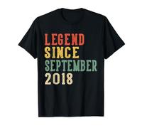 Legend Since 8 Settembre Compleanno 2018 Donne 8 Anni Maglietta
