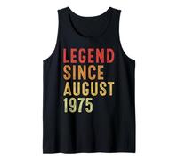 Legend Since August 1975 Vintage 1975 Idea Birth Of Birthday Canotta