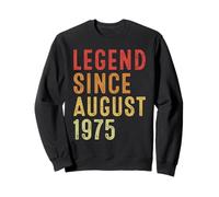 Legend Since August 1975 Vintage 1975 Idea Birth Of Birthday Felpa