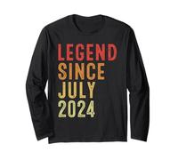 Legend Since July 2024 Vintage 2024 Birth Of Birthday Gifts Maglia a Manica