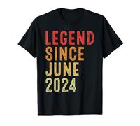 Legend Since June 2024 Vintage 2024 Birth Of Birthday Gifts Maglietta
