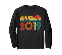 Legend Since May 2019 7th Birthday 7 Years Old Vintage Maglia a Manica
