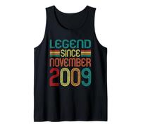 Legend Since November 2009 Retro 17 Years Old 17th Birthday Canotta